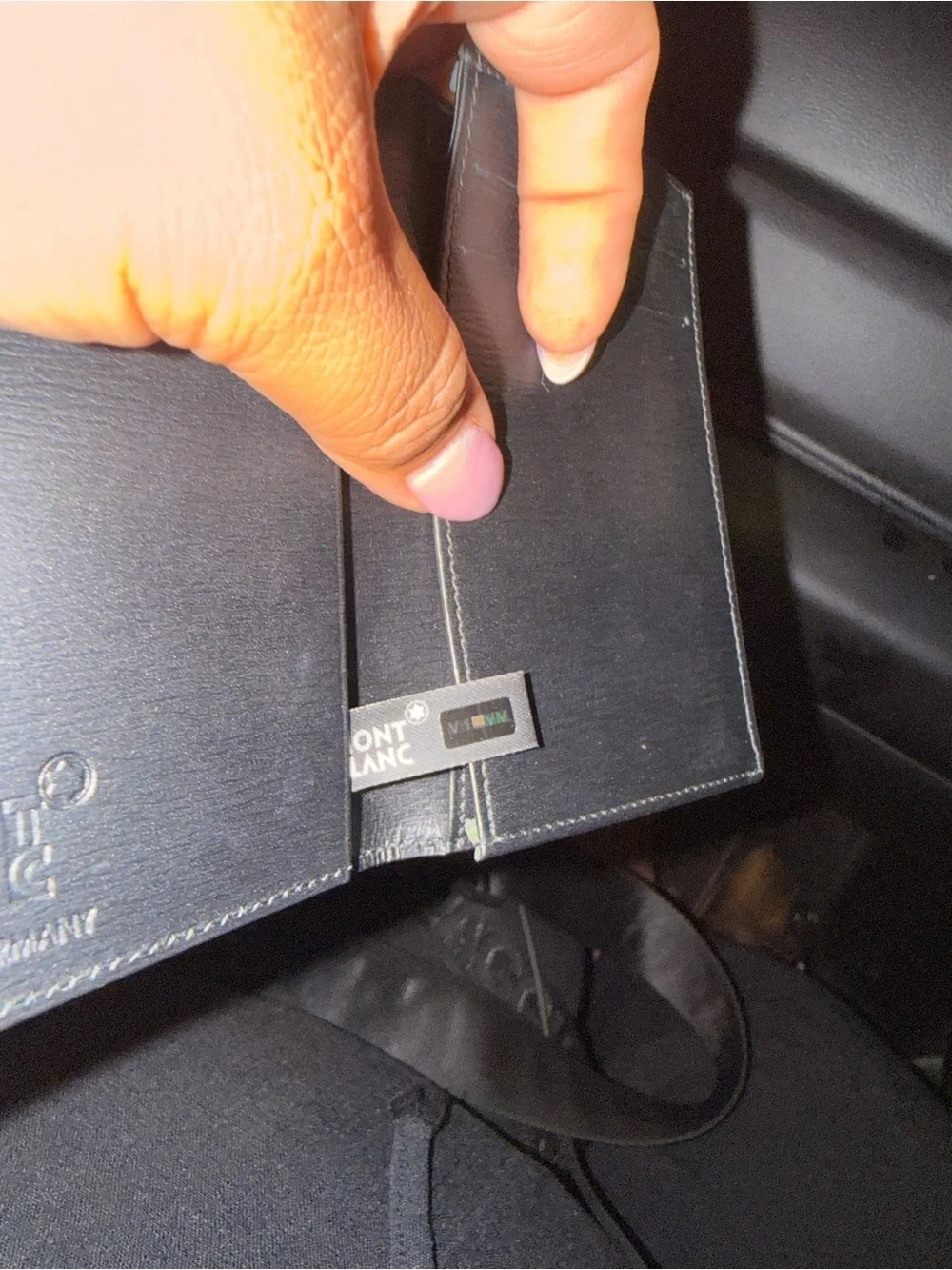 Montblanc Black Leather Card Holder